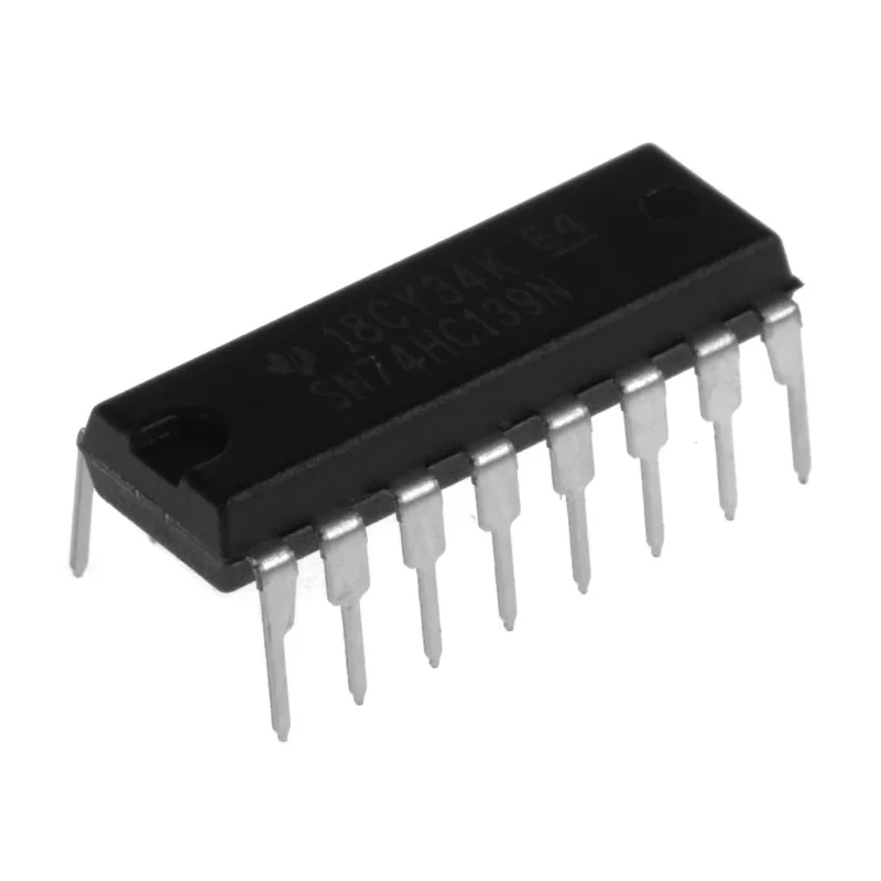 Texas Instruments Decoder Logic IC 1MHz, 16-Pin PDIP, 2-6V Operating Voltage SN74HC139N