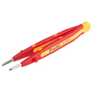 RS PRO 145mm Stainless Steel Wide Tip Tweezer Model 146-6438