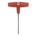 RS PRO T Handle Metric Hex Key Long Arm 2.5 mm Chrome Vanadium Steel Chemical Black Plated 151-1512