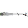 RS PRO Sensor Actuator Cable Male 5 Way M12 Connector to Unterminated Grey PVC Jacket 5m 125V 154-7743