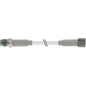 RS PRO Male 3 Way Straight to Female 3 Way Straight Sensor Actuator Cable 5m 60V AC 154-7771