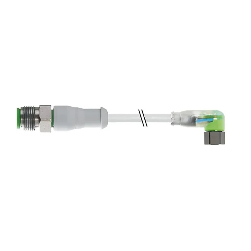 RS PRO Sensor Actuator Cable Male 3 Way Right Angle to Female 3 Way Straight 5m 24V DC 154-7782