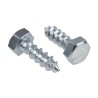RS PRO Hex Coach Screw Steel Bright Zinc M8 x 25 mm 144-3536