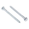 RS PRO Hex Coach Screw Steel Bright Zinc M10 x 120 mm 144-3539