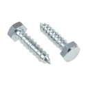 RS PRO Hex Coach Screw Steel Bright Zinc M12 x 50 mm 144-3544