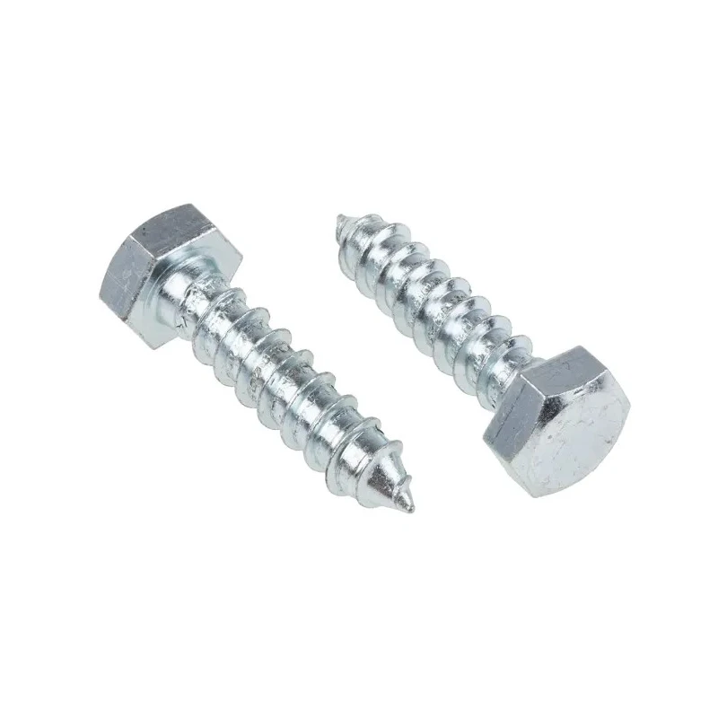 RS PRO Hex Coach Screw Steel Bright Zinc M12 x 50 mm 144-3544
