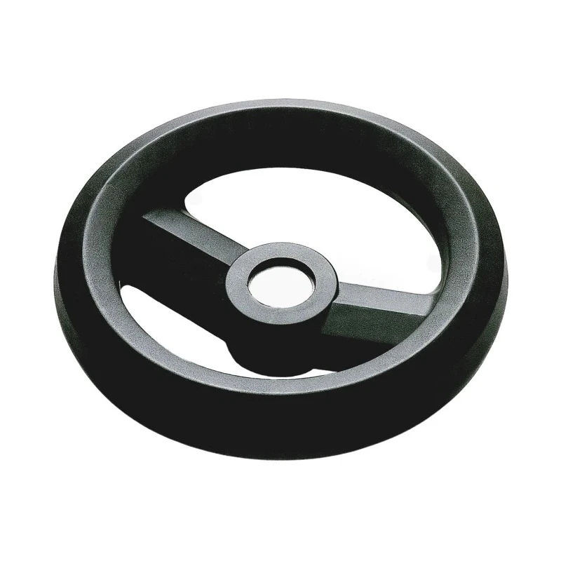 RS PRO Black Fibreglass Reinforced Technopolymer Spoked Hand Wheel 160 mm Diameter 161-1981