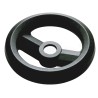 RS PRO Black Fibreglass Reinforced Technopolymer Spoked Hand Wheel 100 mm Diameter 161-1973
