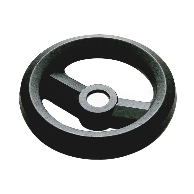 RS PRO Black Fibreglass Reinforced Technopolymer Spoked Hand Wheel 126 mm Diameter 161-1975