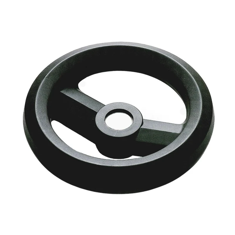 RS PRO Black Fibreglass Reinforced Technopolymer Hand Wheel 200 mm Diameter 161-1984
