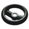 RS PRO Black Fibreglass Reinforced Technopolymer Hand Wheel 200 mm Diameter 161-1984
