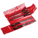 RS PRO 5 Piece Engineers File Set Second Cut 200 mm with Handle Included 161-1466