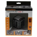 Laserliner Laser Level CompactCube-Laser 3 36 635 nm Red Laser, Self-Levelling, 2 Lasers 036.150A