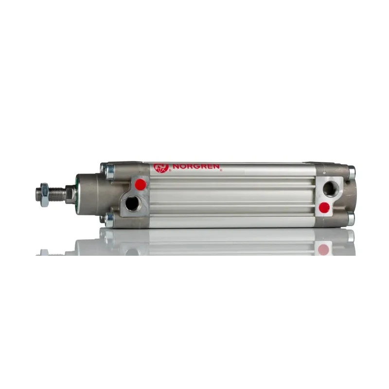 Norgren Pneumatic Piston Rod Cylinder 40mm Bore, 100mm Stroke, Double Acting, Aluminium Body, Both Ends PRA/802040/M/100