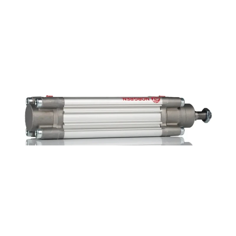 Norgren Pneumatic Piston Rod Cylinder 40mm Bore, 100mm Stroke, Double Acting, Aluminium Body, Both Ends PRA/802040/M/100