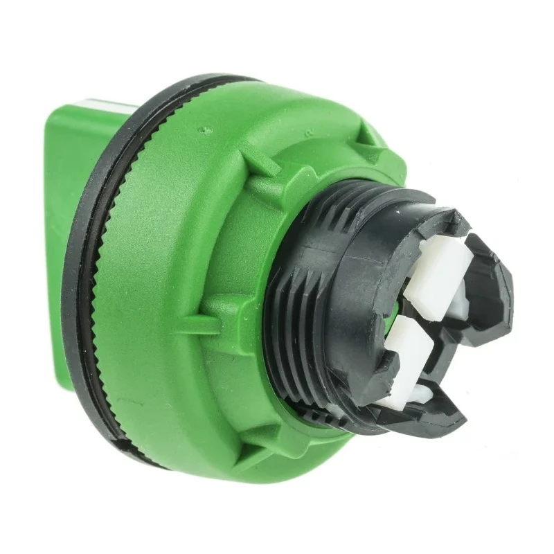 Schneider Electric Harmony XB5 Series 2 Position Selector Switch Head, 30 mm Cutout Diameter, Green Handle, IP66 ZB5FD403