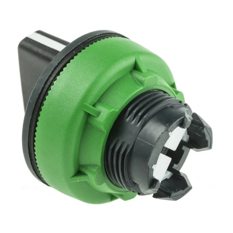 Schneider Electric Harmony XB5 Series 2 Position Selector Switch Head, 30 mm Cutout, Black Handle, IP67, IP66, IP69K ZB5FD4