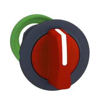 Schneider Electric Harmony XB5 Series 3 Position Selector Switch Head, 30 mm Cutout Diameter, Red Handle, IP69K ZB5FD304