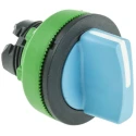 Schneider Electric Harmony XB5 Series 3 Position Selector Switch Head 30mm Cutout Blue Handle IP67 IP69K IP66 ZB5FD506