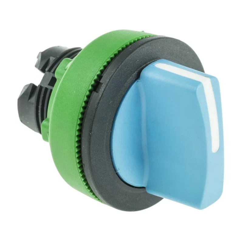 Schneider Electric Harmony XB5 Series 3 Position Selector Switch Head 30mm Cutout Blue Handle IP67 IP69K IP66 ZB5FD506