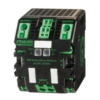 Murrelektronik Limited Redundancy Module with Spring Clamp Terminals and DIN Rail Mounting 85495