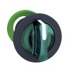 Schneider Electric Harmony XB5 Series 2 Position Illuminated Selector Switch Head 30 mm Cutout Green Handle IP67 ZB5FK1233