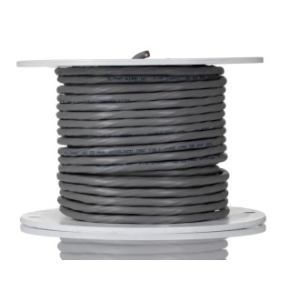 Alpha Wire Alpha Essentials Communication & Control Control Cable 4 Cores 0.35mm² 22 AWG Screened Armoured Grey 2404C SL005