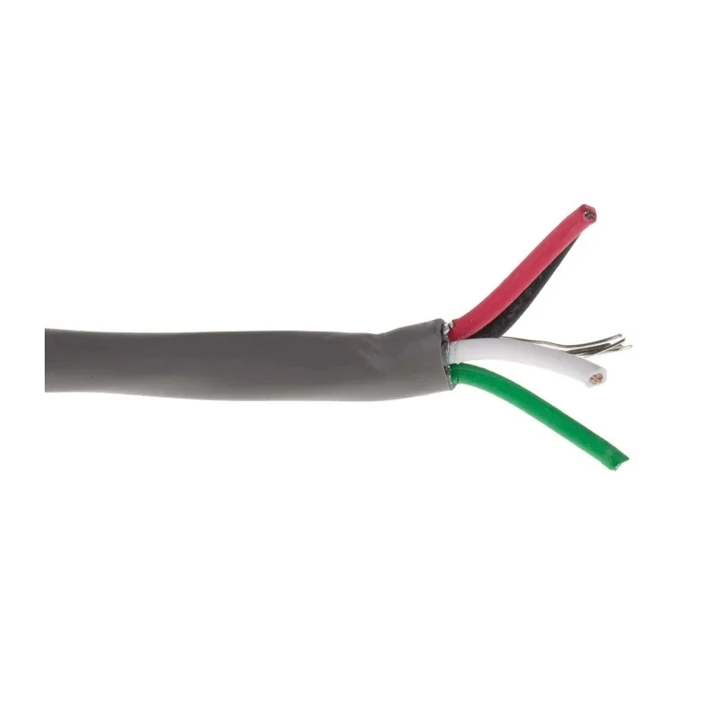 Alpha Wire Alpha Essentials Communication & Control Control Cable 4 Cores 0.56mm² 20 AWG Screened 300V 100 m 2414C SL033