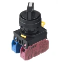 Idec Spring Return Selector Switch SPDT 22 mm Cutout Diameter 2 Positions YW1S-21E11