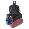 Idec Spring Return Selector Switch SPDT 22 mm Cutout Diameter 2 Positions YW1S-21E11