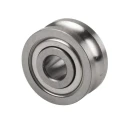 INA Track Roller 7mm Bore Diameter, 16mm Roller Diameter, 8mm Roller Width, Cylindrical Roller LFR50/5-4-2Z-HLC