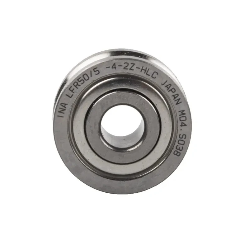 INA Track Roller 7mm Bore Diameter, 16mm Roller Diameter, 8mm Roller Width, Cylindrical Roller LFR50/5-4-2Z-HLC