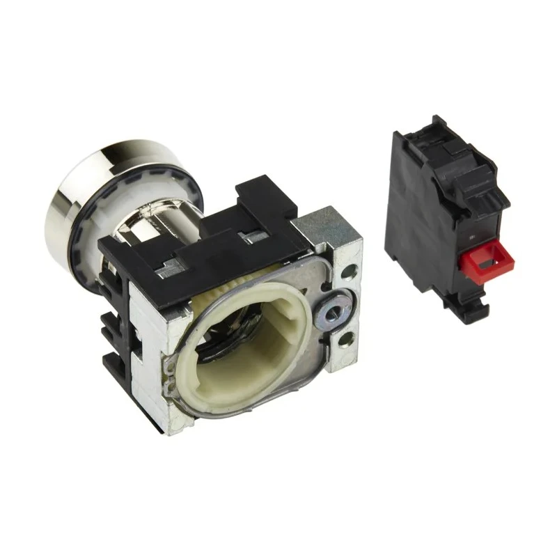 Siemens SIRIUS ACT 3SU11 Series Push Button Complete Unit, Panel Mount, 22 mm Cutout, Black, SPST 3SU1150-0AB10-1CA0