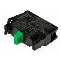 Siemens SIRIUS ACT 3SU11 Series Illuminated Push Button Complete Unit Panel Mount 22mm Cutout Green SPST 3SU1106-0AB40-1BA0