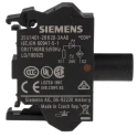Siemens 3SU1 Series Light Block, LED Red Indicator, 24 V AC/DC, 20mA Current Rating, Spring Terminal 3SU1401-2BB20-3AA0