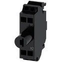 Siemens 3SU1 Series Light Block, LED Red Indicator, 24 V AC/DC, 20mA Current Rating, Spring Terminal 3SU1401-2BB20-3AA0