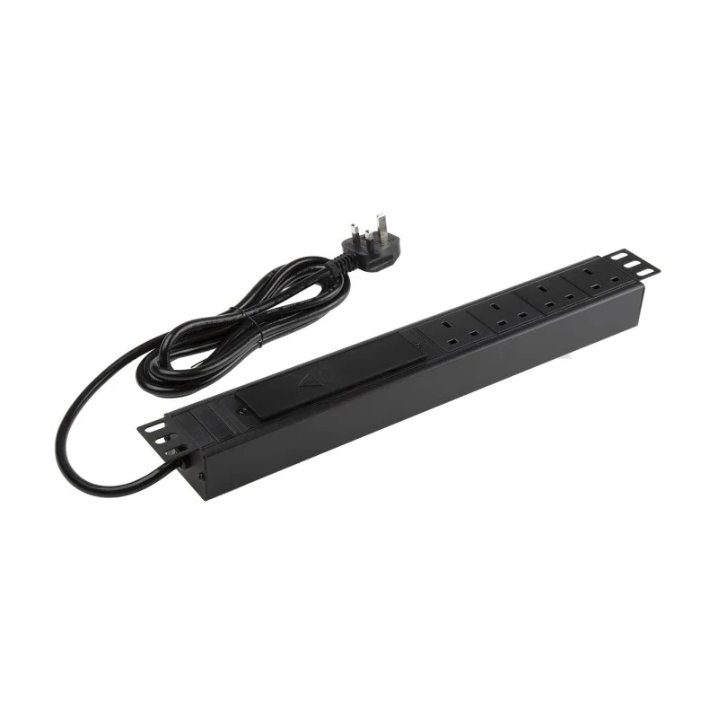 RS PRO 13A 250V AC 4 Gang Socket Bar with 3m Cord Type G 161-7253