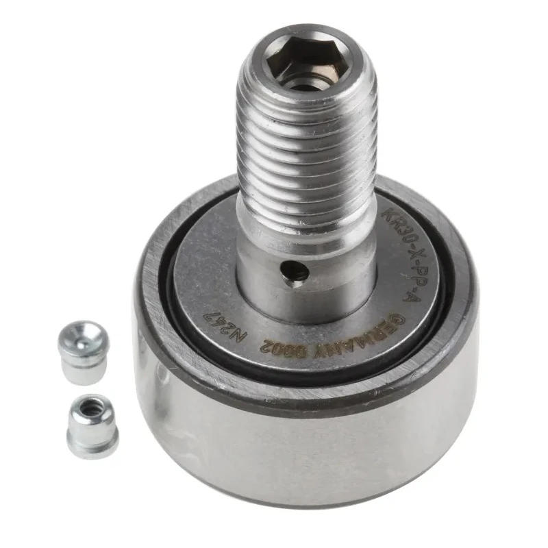 INA Stud Cam Follower with 12mm Bore Diameter, 30mm Roller Diameter, Static Load Rating 8600N, Dynamic Load KR30-X-PP-A