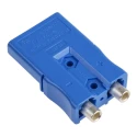 Anderson Power Products SBS Series 2 Way Male Battery Connector, Straight Cable, 600V, 110A SBS50BLU08