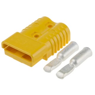 Anderson Power Products SB175 Series 2 Way Male Battery Connector Straight Cable 600V 280A SB175