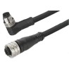 Molex Sensor Actuator Cable Female 4 way Straight to Male 4 way Straight 2 m 250V IP67 120066-0689