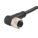 Molex Sensor Actuator Cable Female 4 Way Right Angle to Unterminated Free End, Black Thermoplastic Polyurethane 120065-2265