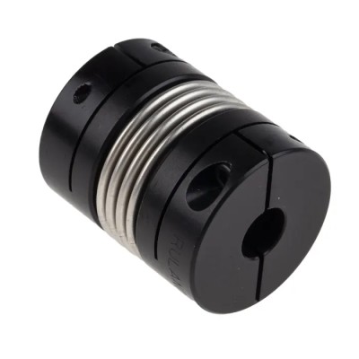Ruland 33 mm OD 10 mm Bore Stainless Steel Bellows Clamp Coupler 42.9 mm Length MBC33-10-10-A