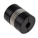 Ruland 33 mm OD 10 mm Bore Stainless Steel Bellows Clamp Coupler 42.9 mm Length MBC33-10-10-A