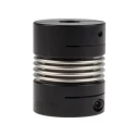 Ruland 33 mm OD 10 mm Bore Stainless Steel Bellows Clamp Coupler 42.9 mm Length MBC33-10-10-A