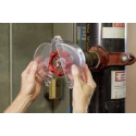 Brady Transparent 1-Lock Polycarbonate Gate Valve Lockout 9.53 mm Shackles TRANSPARENT GATE VALVE LOCKOUT 1" - 2.5"