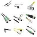 Amphenol Industrial Sensor Actuator Cable 12 Contacts Female to Male Unterminated Cable, 1 m DCD-12AFMM-QL8F01