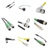 Amphenol Industrial Sensor Actuator Cable 12 Contacts Female to Male Unterminated Cable, 1 m DCD-12AFMM-QL8F01
