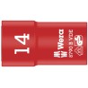 Wera 3/8 in Drive 14 mm 6 Point Hex Insulated Socket VDE 1000V Approved IEC 60900, 46mm Overall Length 05004958001
