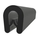 RS PRO Black Nitrile Rubber (NBR) Edge Protection Strip 20 m Length 7.4 mm Width 9.7 mm Height 175-2573